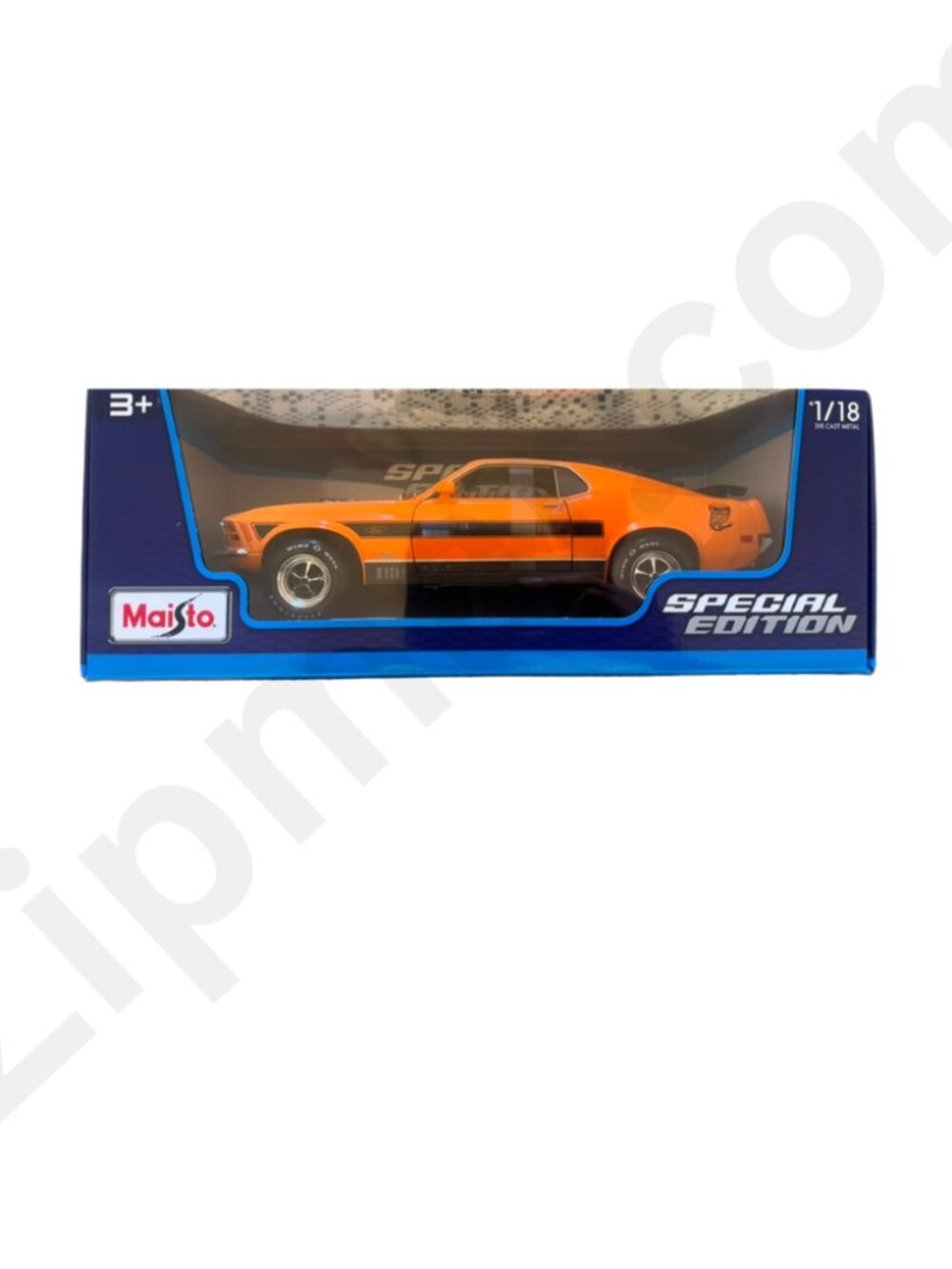 Maisto Special Edition 1/18 1970 Ford Mustang Mach 1 Twister Special Orange NIB